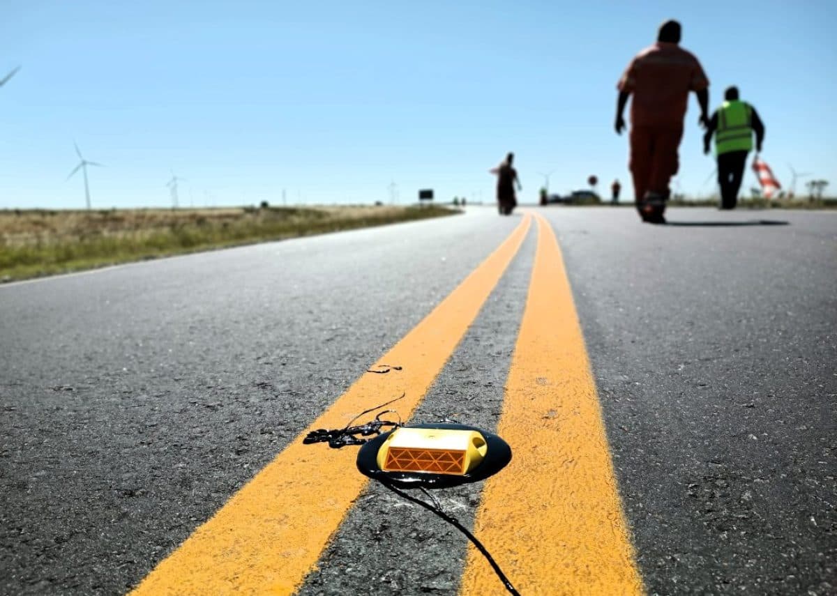 Imagen del proyecto: Colocación de tachas en la Ruta